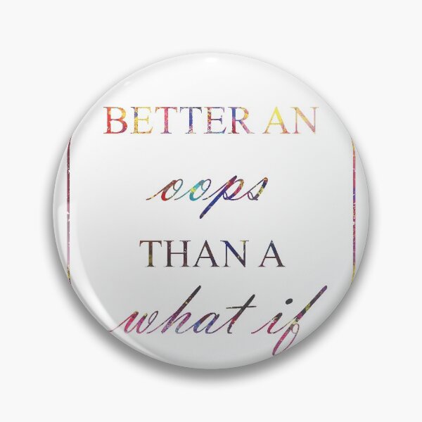 Item preview, BETTER AN OOPS THAN A WHAT IF 559 Watercolor Map Y designed and sold by vividpixelusa.