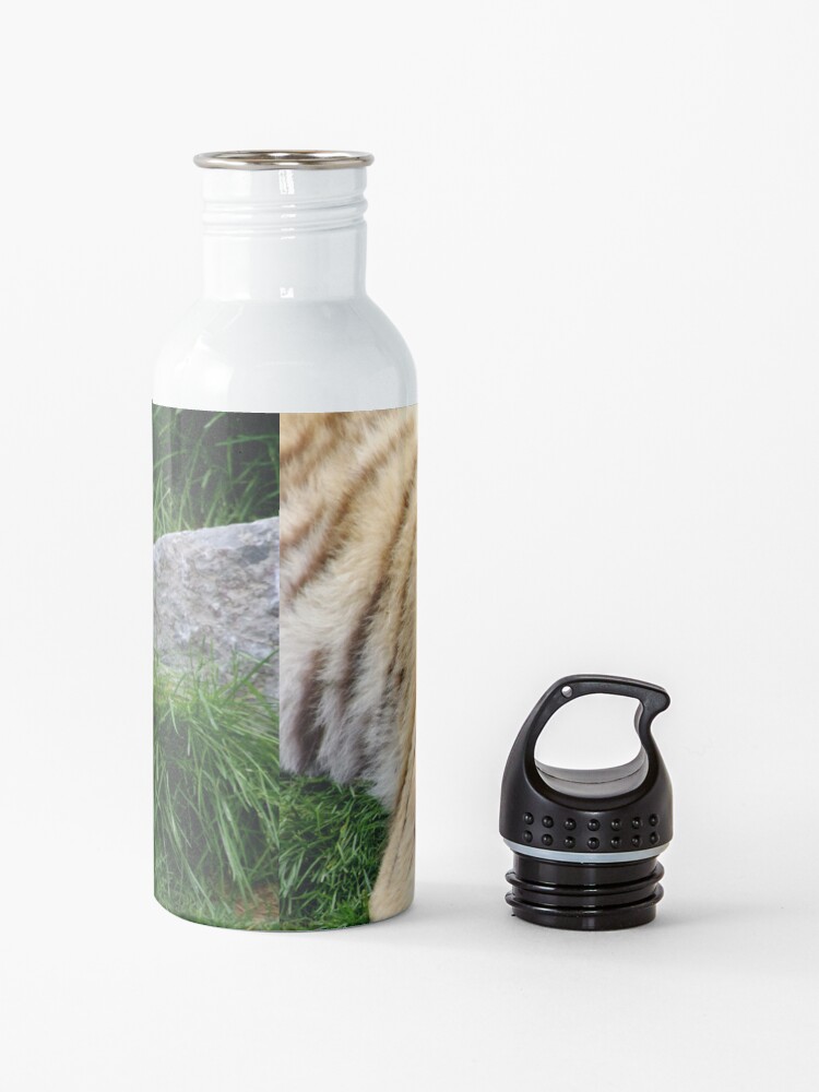 Alternate view of yawning tiger 1 Water Bottle