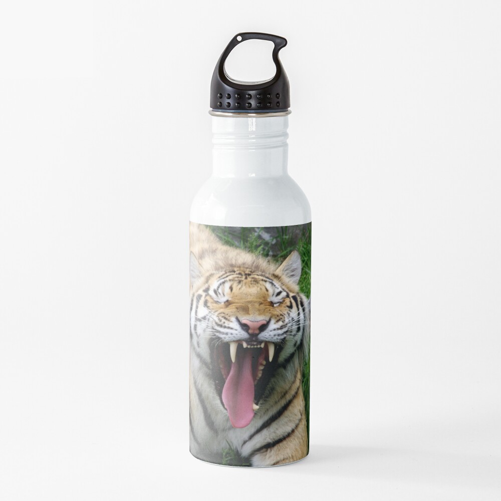 yawning tiger 1 Water Bottle