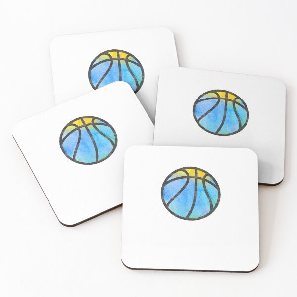 Item preview, Basketball Watercolor Blue Sports designed and sold by sharedipmemes.