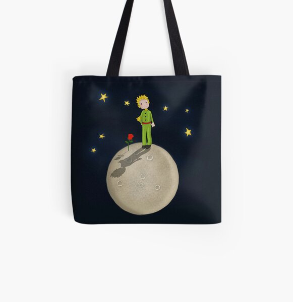 El principito Bolsa estampada de tela
