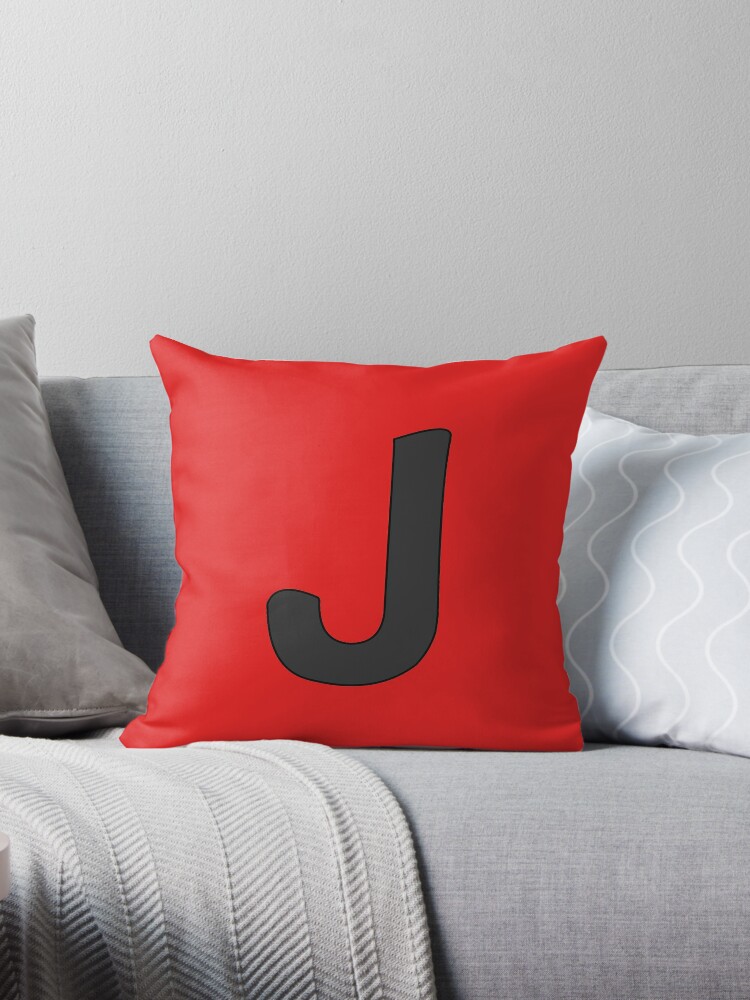 letter j black Sticker for Sale by ZiphGames