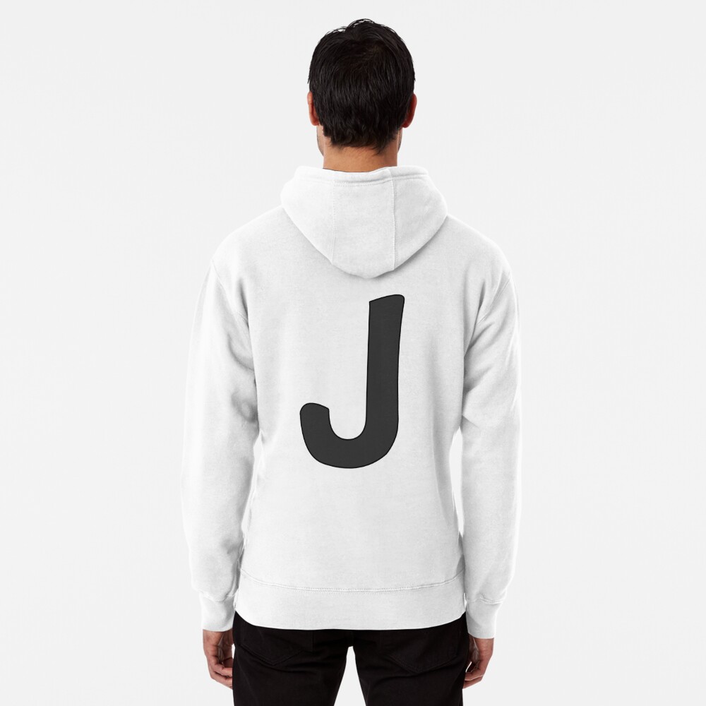 letter j black Sticker for Sale by ZiphGames