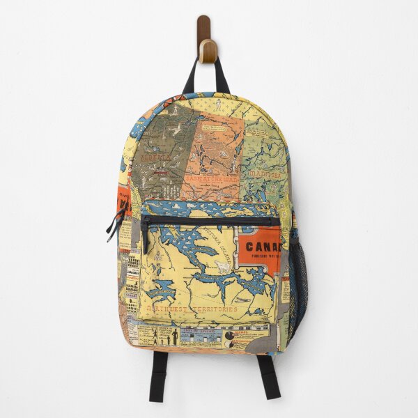 Item preview, 1944 Vintage map of Canada designed and sold by Gin Neko.