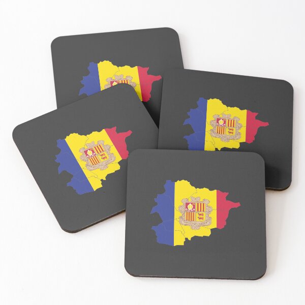 Item preview, Andorra Flag Map with regions designed and sold by Alo.