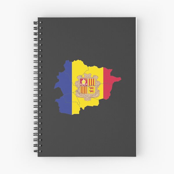 Item preview, Andorra Flag Map with regions designed and sold by Alo.