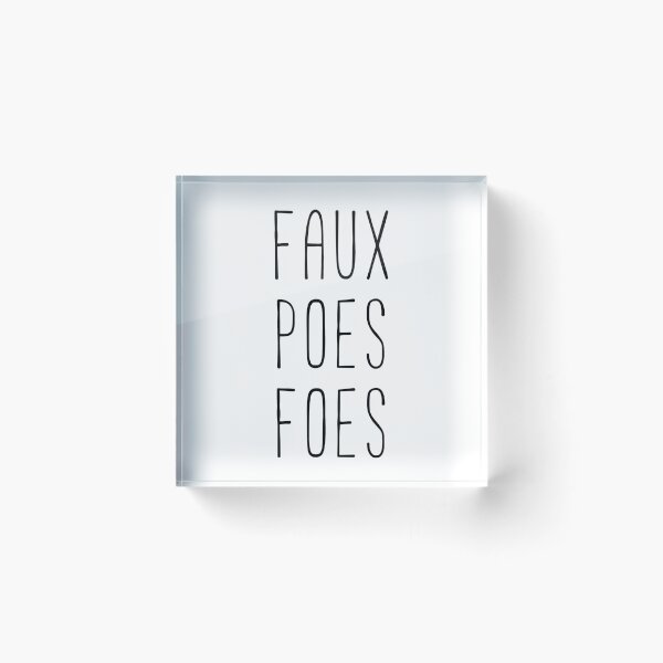 Item preview, Faux Poes Foes designed and sold by Sunny Collections.