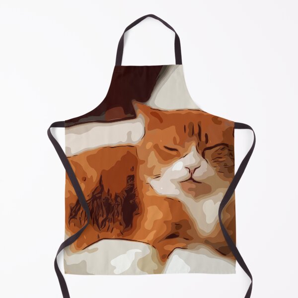Item preview, Yellow tabby cat laying on the bed - WelshDesigns designed and sold by welshdesigns.
