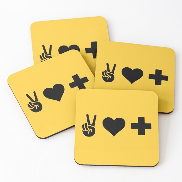 Item preview, Peace Love Positivity Black designed and sold by MDF.Designs.