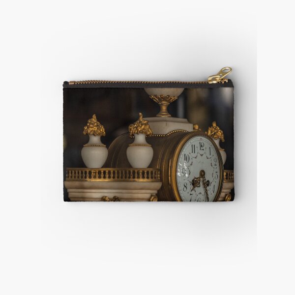 Item preview, Antique table clock with marble and gold details designed and sold by brambillasimone.
