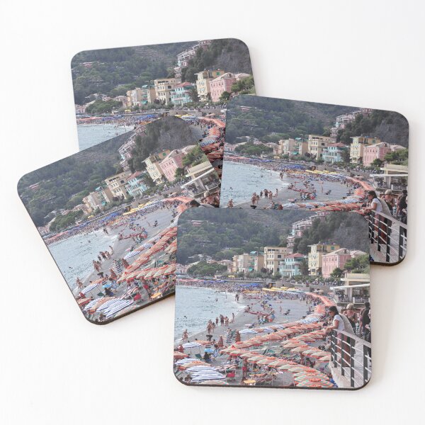 Item preview, Beach Strip Monterrosso-Cinque Terre  designed and sold by Karen E Camilleri.