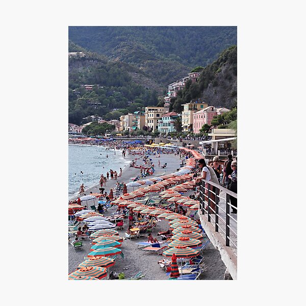 Beach Strip Monterrosso-Cinque Terre Photographic Print