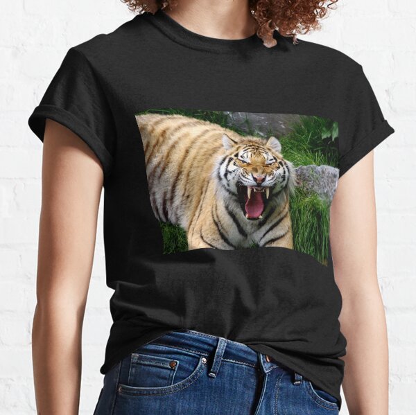 Yawning tiger 2 Classic T-Shirt