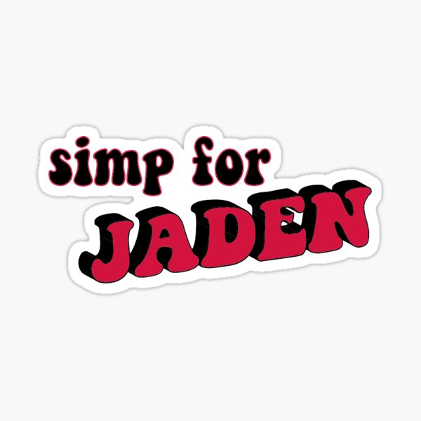 simp pour jxdn (jaden hossler) Sticker