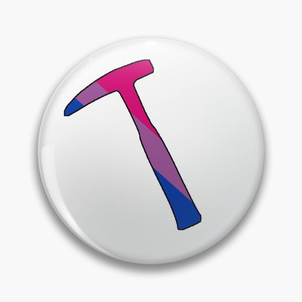 Item preview, Bisexual Geologist Pride Rock Hammer designed and sold by mwhite717.