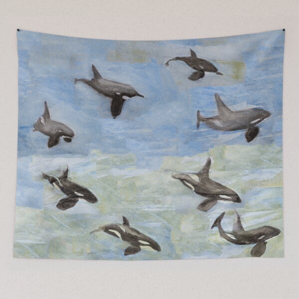 Item preview, Orca Killer Whale Pod designed and sold by Phillip Jones.