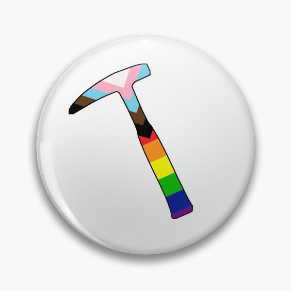 Item preview, Gay Geologist Pride Rock Hammer 1 designed and sold by mwhite717.
