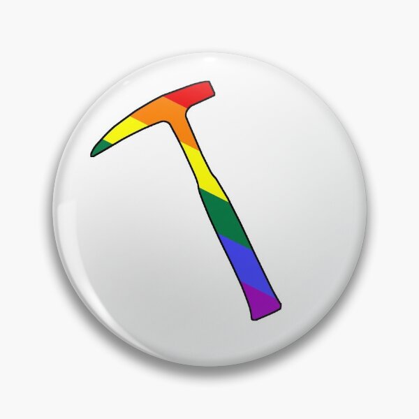 Item preview, Gay Geologist Pride Rock Hammer 2 designed and sold by mwhite717.