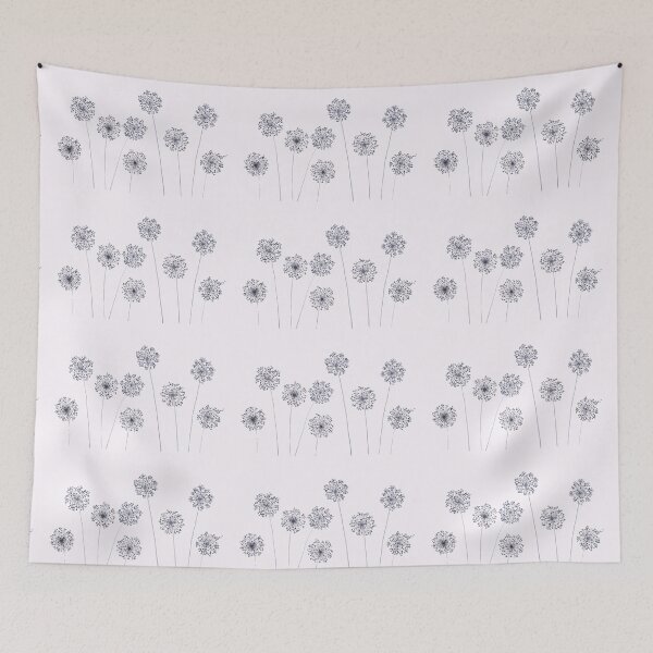 Item preview, An watercolor artistic hand drawn image of seven flowers (dandelions) designed and sold by Irnika.