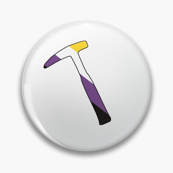 Item preview, Nonbinary Geologist Pride Rock Hammer designed and sold by mwhite717.