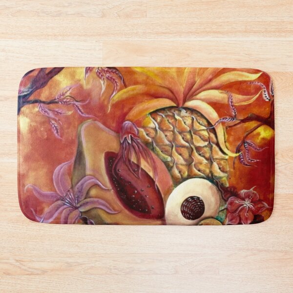 Item preview, Orange fruits with flowers designed and sold by decasoart.
