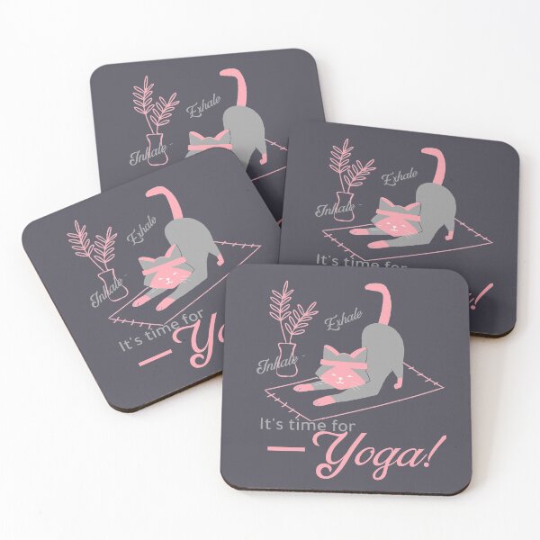 Item preview, Inhale - Exhale - It's time for Yoga - Yoga Cat designed and sold by aurielphoenix.