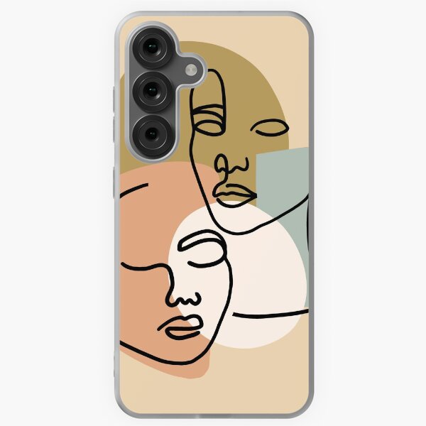 Item preview, Oeuvre abstraite de tons neutres, Illustration d'art minimaliste, Illustration d'art de ligne de corps - Affiche designed and sold by TheUnieShop.
