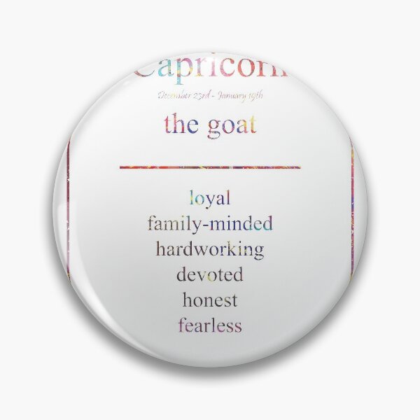 Item preview, CAPRICORN 585 Watercolor Map Yoga Quote Definition designed and sold by vividpixelusa.