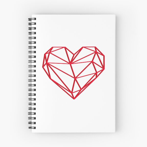 Item preview, Geometric heart designed and sold by Tania Guzmán.