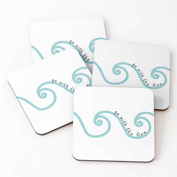 Item preview, go with the flow waves designed and sold by kellyschoenborn.