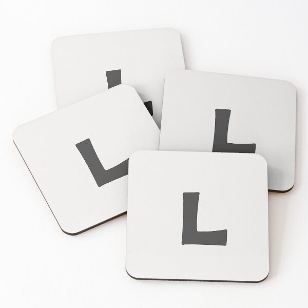 Item preview, letter l black designed and sold by ZiphGames.