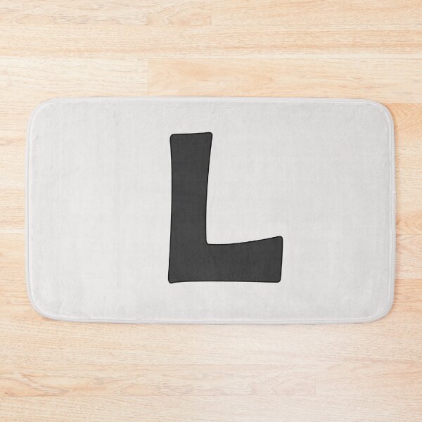 Item preview, letter l black designed and sold by ZiphGames.