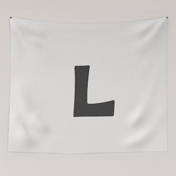 Item preview, letter l black designed and sold by ZiphGames.