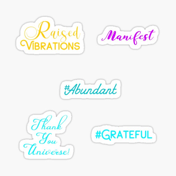 Law of Attraction Pack Sticker for Sale by LoA-Lady