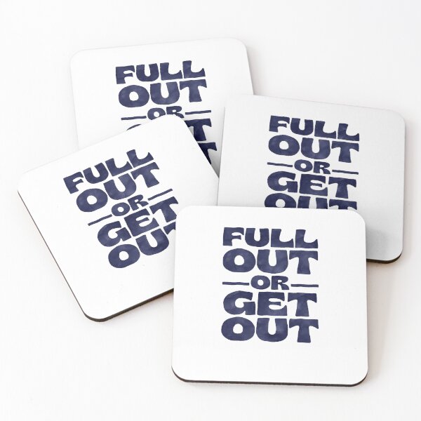 Item preview, Full Out Or Get Out Motivation Deep Watercolor designed and sold by sharedipmemes.