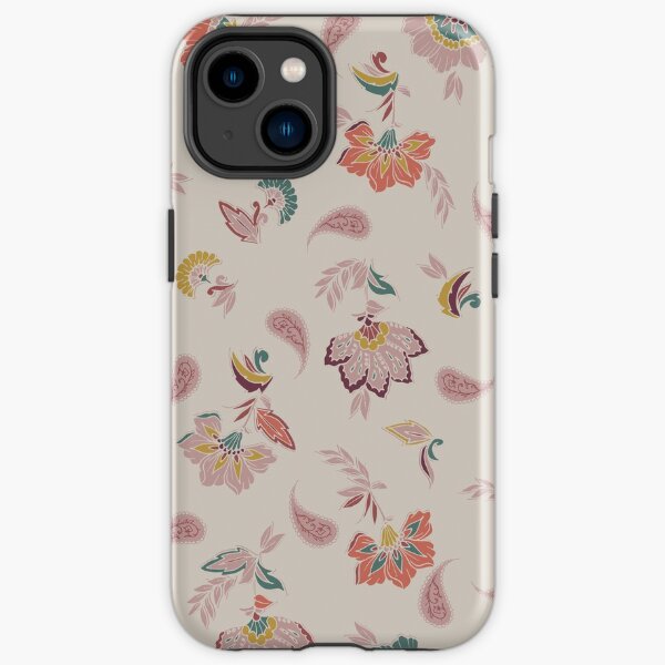 Boho Floral Ivory iPhone Tough Case