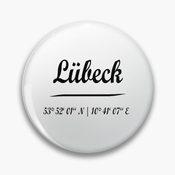 Item preview, Lübeck with coordinates designed and sold by GeogDesigns.