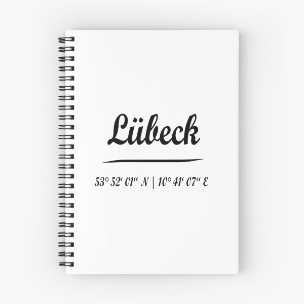 Item preview, Lübeck with coordinates designed and sold by GeogDesigns.