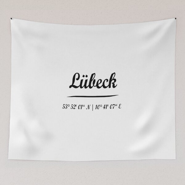 Item preview, Lübeck with coordinates designed and sold by GeogDesigns.