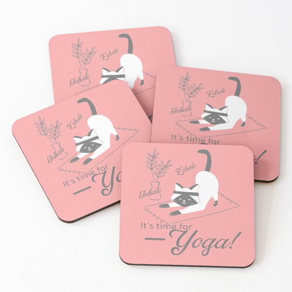 Item preview, Inhale - Exhale - It's time for Yoga - Yoga Cat designed and sold by aurielphoenix.