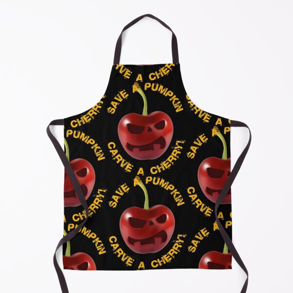 Item preview, Save a pumpkin, carve a Cherry ! Halloween pumpkin face designed and sold by BLACKSUN-SHOP.