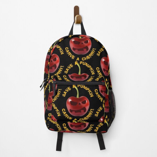 Item preview, Save a pumpkin, carve a Cherry ! Halloween pumpkin face designed and sold by BLACKSUN-SHOP.