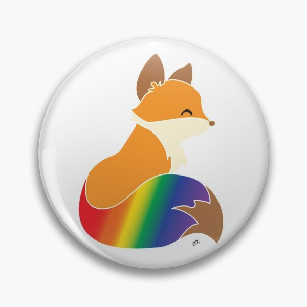 Item preview, Rainbow fox designed and sold by ClemeR.
