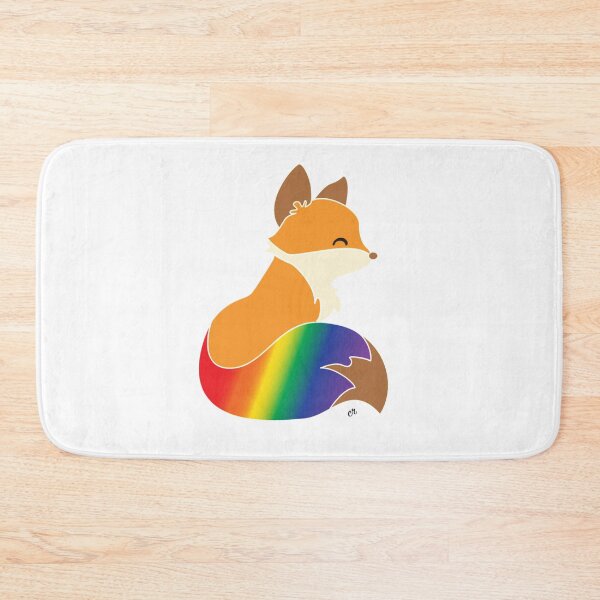 Item preview, Rainbow fox designed and sold by ClemeR.