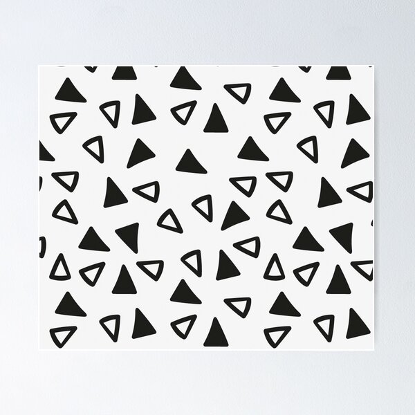 Item preview, Texture triangles black and white designed and sold by OnIlustraciones.