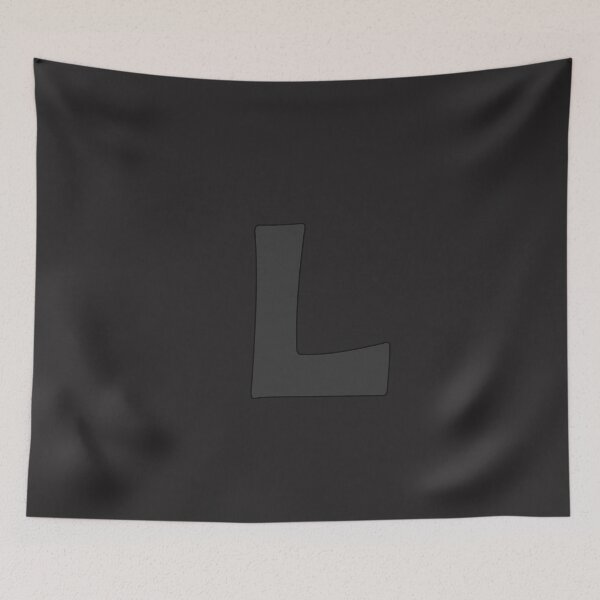 Item preview, letter l black designed and sold by ZiphGames.