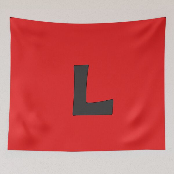 Item preview, letter l black designed and sold by ZiphGames.