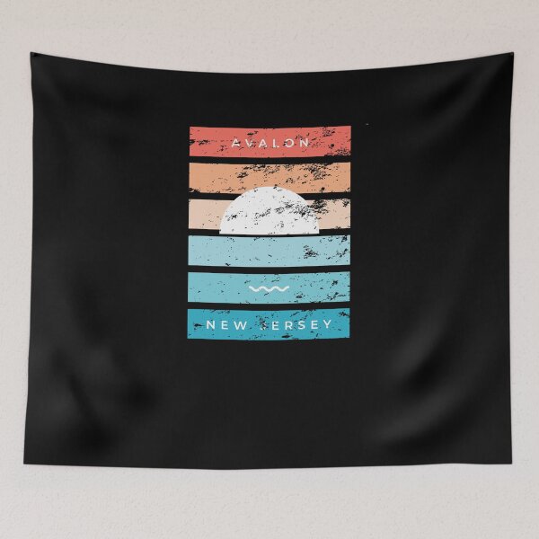 Item preview, Avalo new jersey sunset Retro Vintage designed and sold by Jeangel97.
