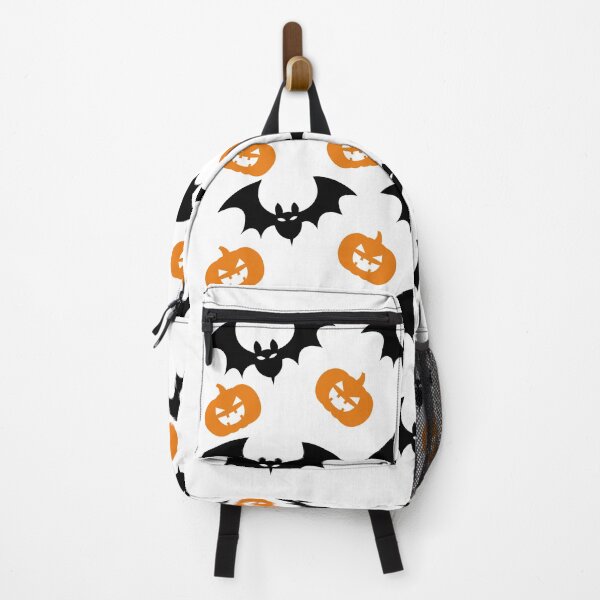 Item preview, Halloween pattern with pumpkin and bats designed and sold by khaled11591.