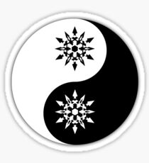 Weiss yin and yang the other yang Sticker